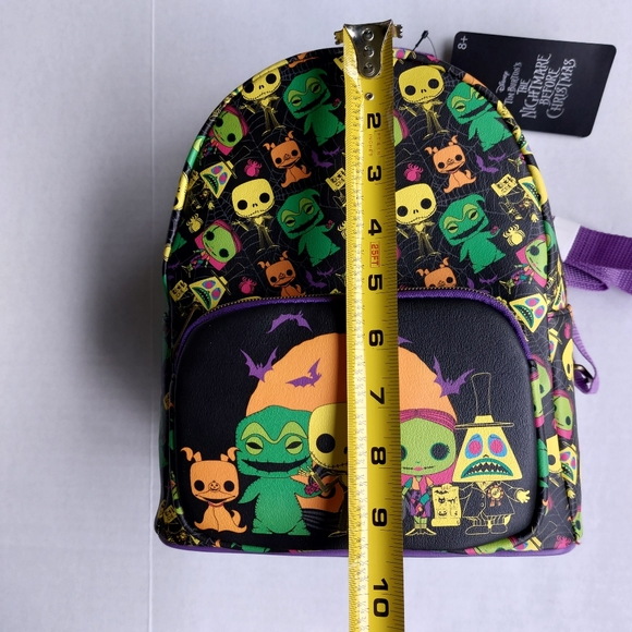 NWT Funko Nightmare Before Christmas BLACKLIGHT Mini Backpack - Picture 8 of 10